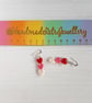 Hearts dangle stack Modern earrings - Image 4