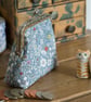 Coin purse made with Liberty cotton in the print: 'June's Meadow' in 3 colours - Image 3