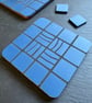 Coaster Set - Two Mosaic Wave Coasters - Image 4