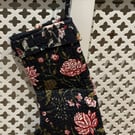 Quilted Cotton HandBlock Printed Christmas Stocking