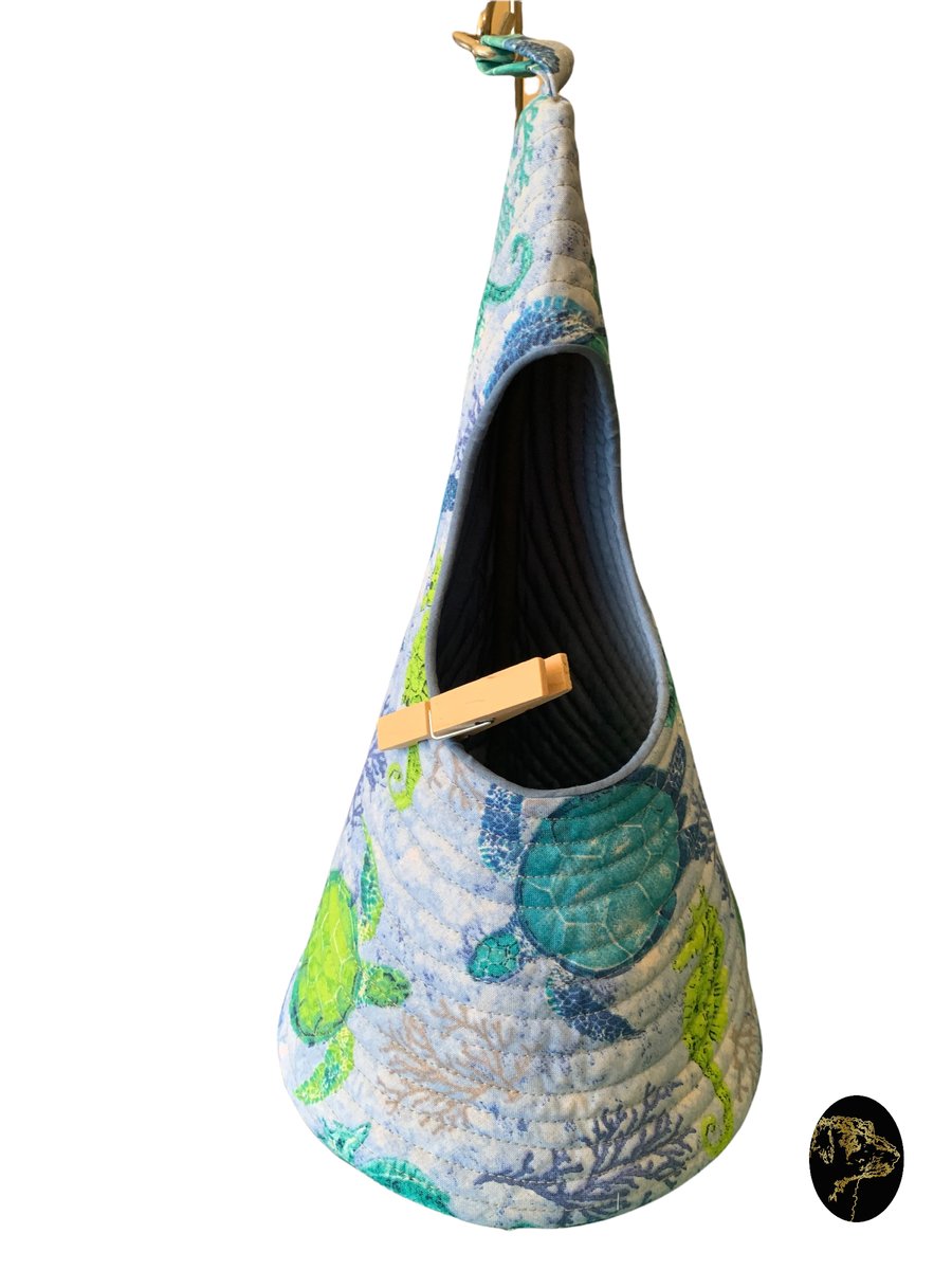 Peg Bag - Turtles and Seahorses 