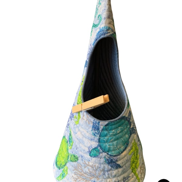 Peg Bag - Turtles and Seahorses 