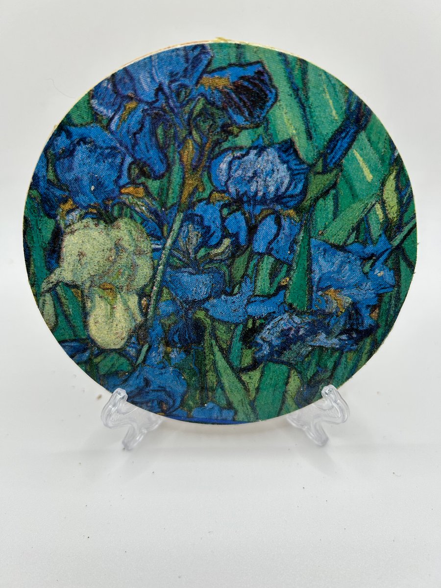 Impressionist Coasters:  set of six slimline, round.