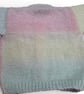 Hand knitted baby cardigan in pastels to fit 0 - 3 months  - Image 8