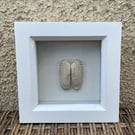 Beautiful Framed Angel Wings shells-from the UK