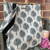 Black Mulberry Trees Organiser Tote Bag