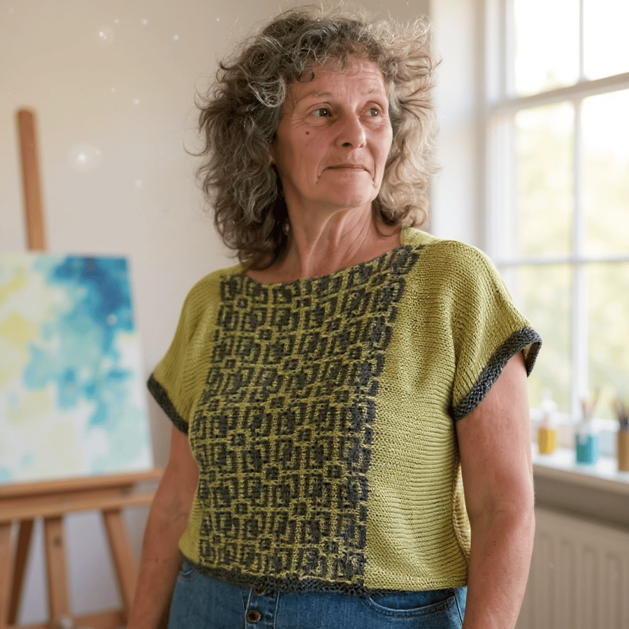 Ladies Top Knitting pattern - Fleurmosa