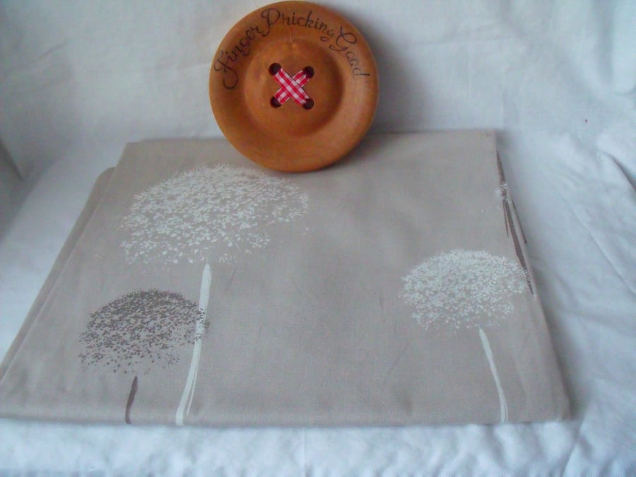 Dunelm mills coffee dandelion cotton upholstery... Folksy