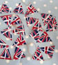 Union Jack  tiny mini bunting  - Image 1