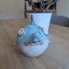 Cute ceramic shark ornament 
