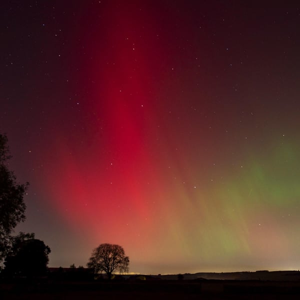 Northern Lights Aurora landscape print