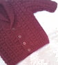 Aran Weight Cardigan with a Shawl Collar for a Baby or Child up to 6 to 7 years - Image 6