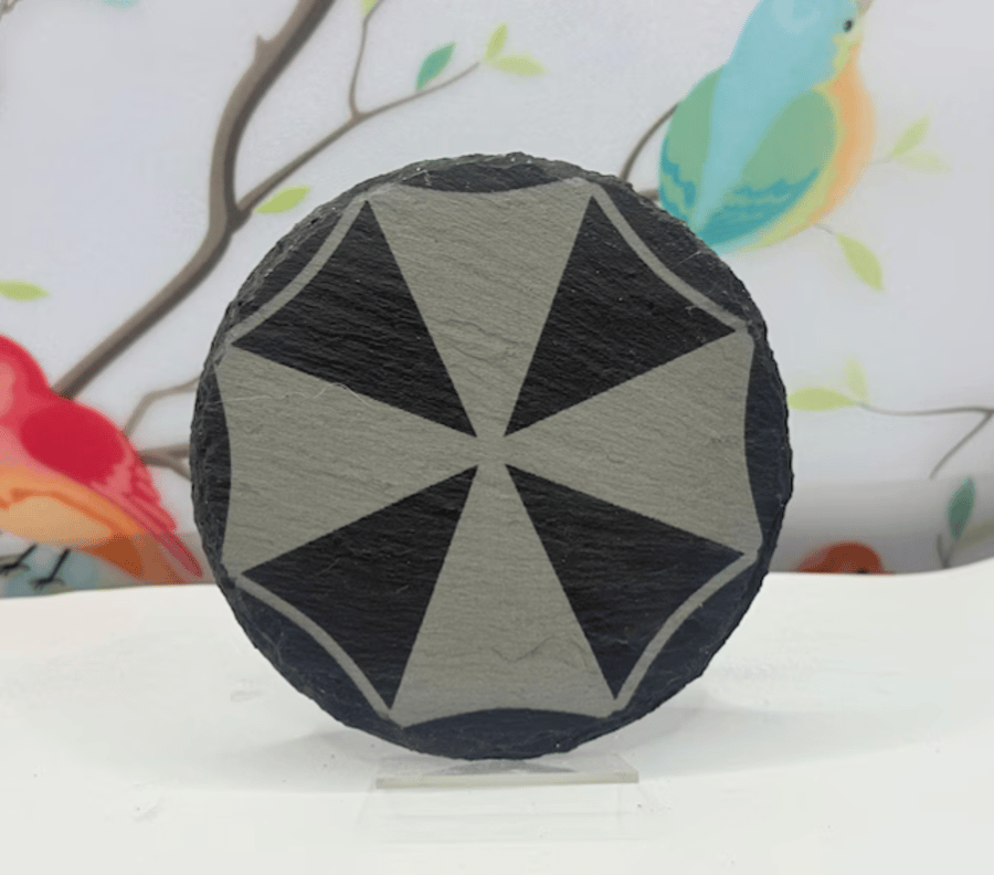 Resident Evil Umbrella Laser Etched Coaster