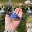 Crochet Whale Keyring