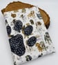 Appliqué paw print design A5 notebook cover & notebook - Image 1