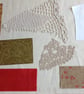 Vintage Welsh High Tea Slow Stitching Kit -  themed fabric remnants & trims - Image 4