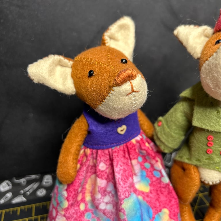 Fiona Foxworthy finished doll