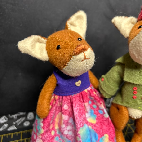 Fiona Foxworthy finished doll