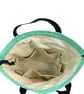 Extra Large canvas drawstring knitting bag with llamas print, many pockets - Image 3