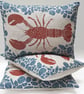 Linen Lobster Cushion - Image 2