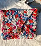 Cotton lined pouch for small items, Small crochet pouch, Friend Christmas gift  - Image 9