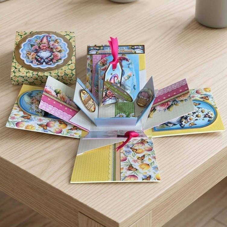Exploding 3D Gnome Surprise Pop Up Birthday Box 