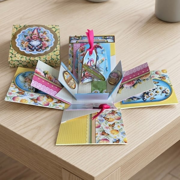 Exploding 3D Gnome Surprise Pop Up Birthday Box 