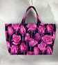 Roses tote bag, Floral shopper, handmade in Sussex - Image 9
