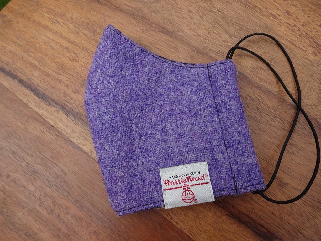 Harris Tweed Face Mask size MEDIUM