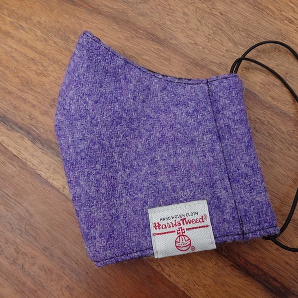 Harris Tweed Face Mask size MEDIUM