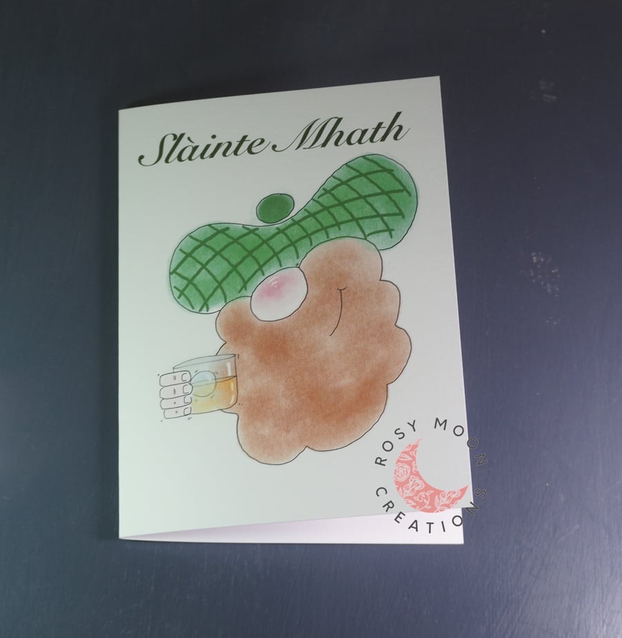 A Scottish Toast, Blank Card