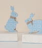 wooden Rabbit Bookends - Image 1
