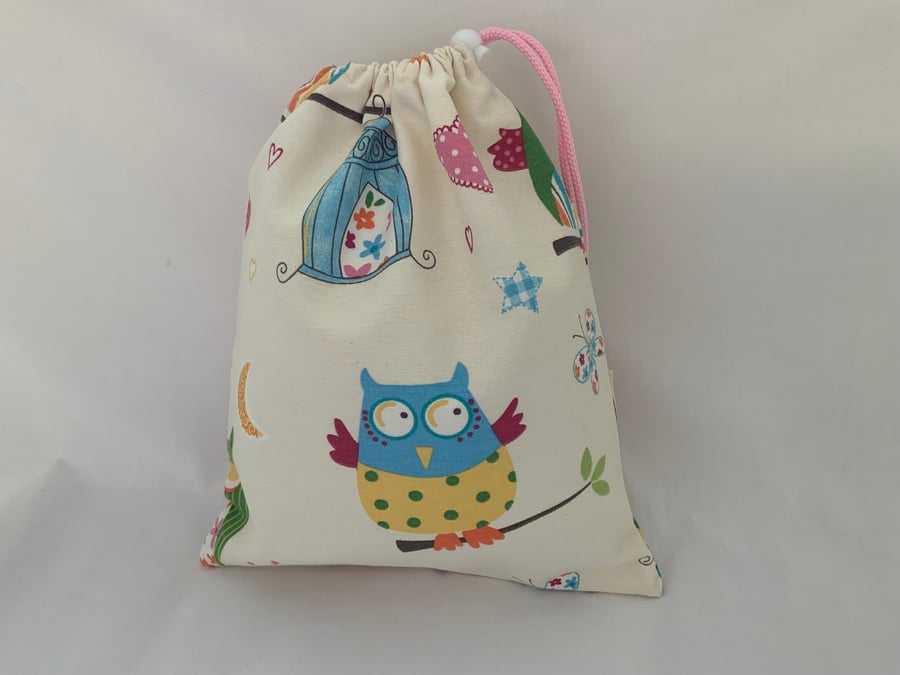 Drawstring Wash Bag, Toiletry Bag, Waterproof lining, Kids Wash bag