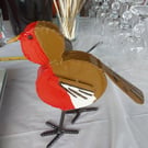 Robin made from recycled metal. Handmade and brand new. 
