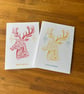 Christmas Stag with Stars. - Image 2