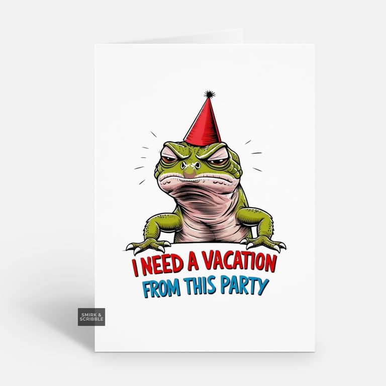 Unique Funny Birthday Card For Him Or Her 