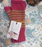 Hand knitted fingerless mitts ladys small - Image 2