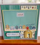 'Life's a Beach' Blank Greetings Card. Beach Hut Greetings Card. - Image 5