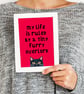 Funny Cat Poster - My Life Is Ruled by Tiny Furry Overlord - Image 6