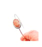 Morganite Sterling Silver Stacker Bangle  - Image 2