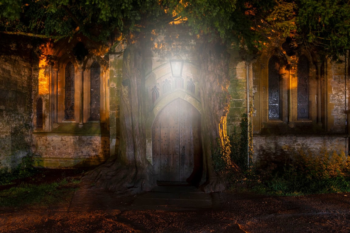 Doorway at St Edwards print