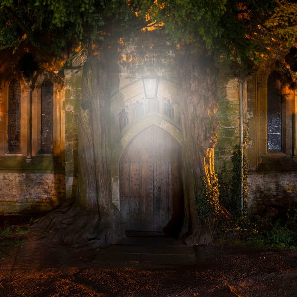 Doorway at St Edwards print