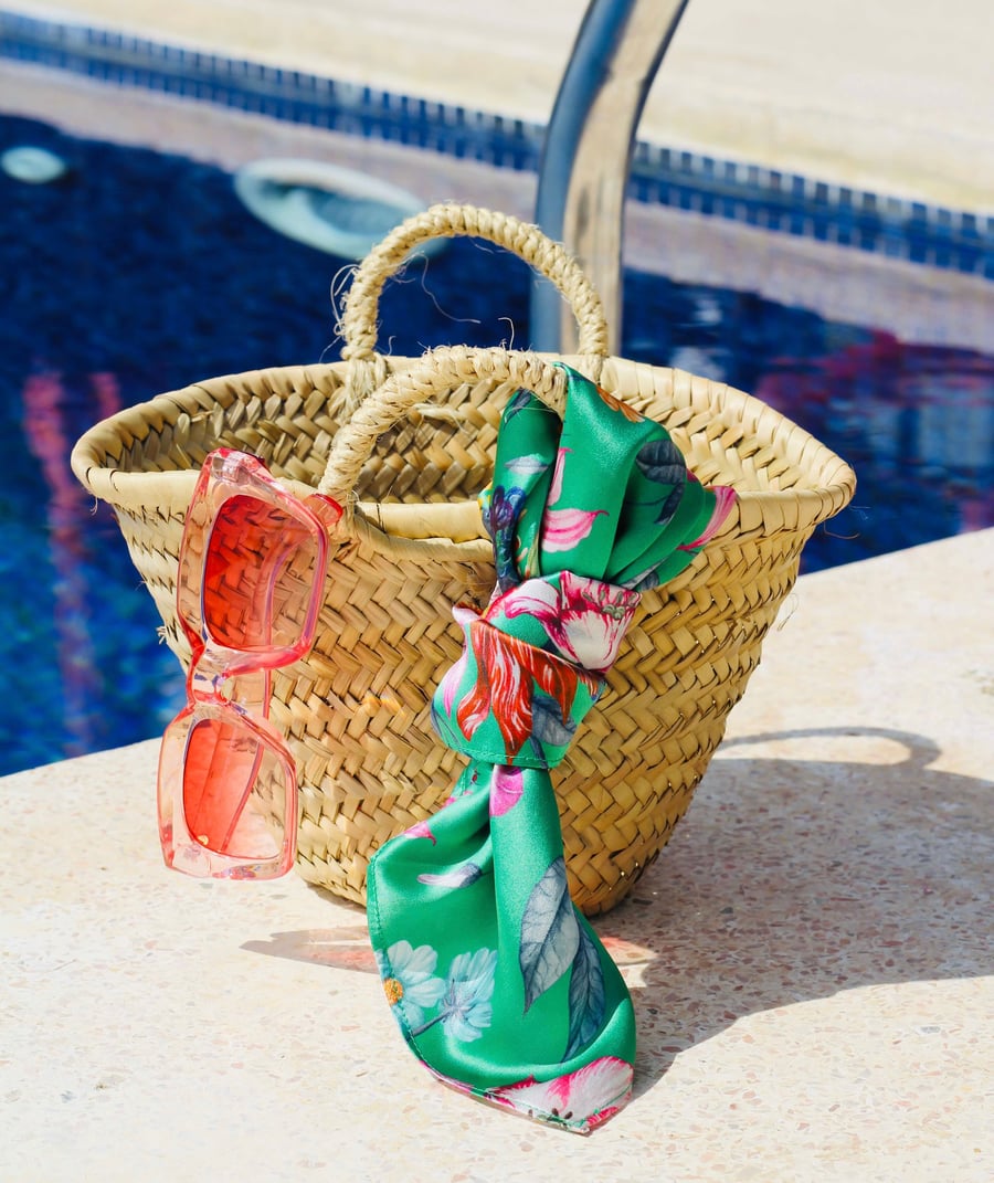 Liberty Luxury Silk Headscarf 'Pippa' made in London 