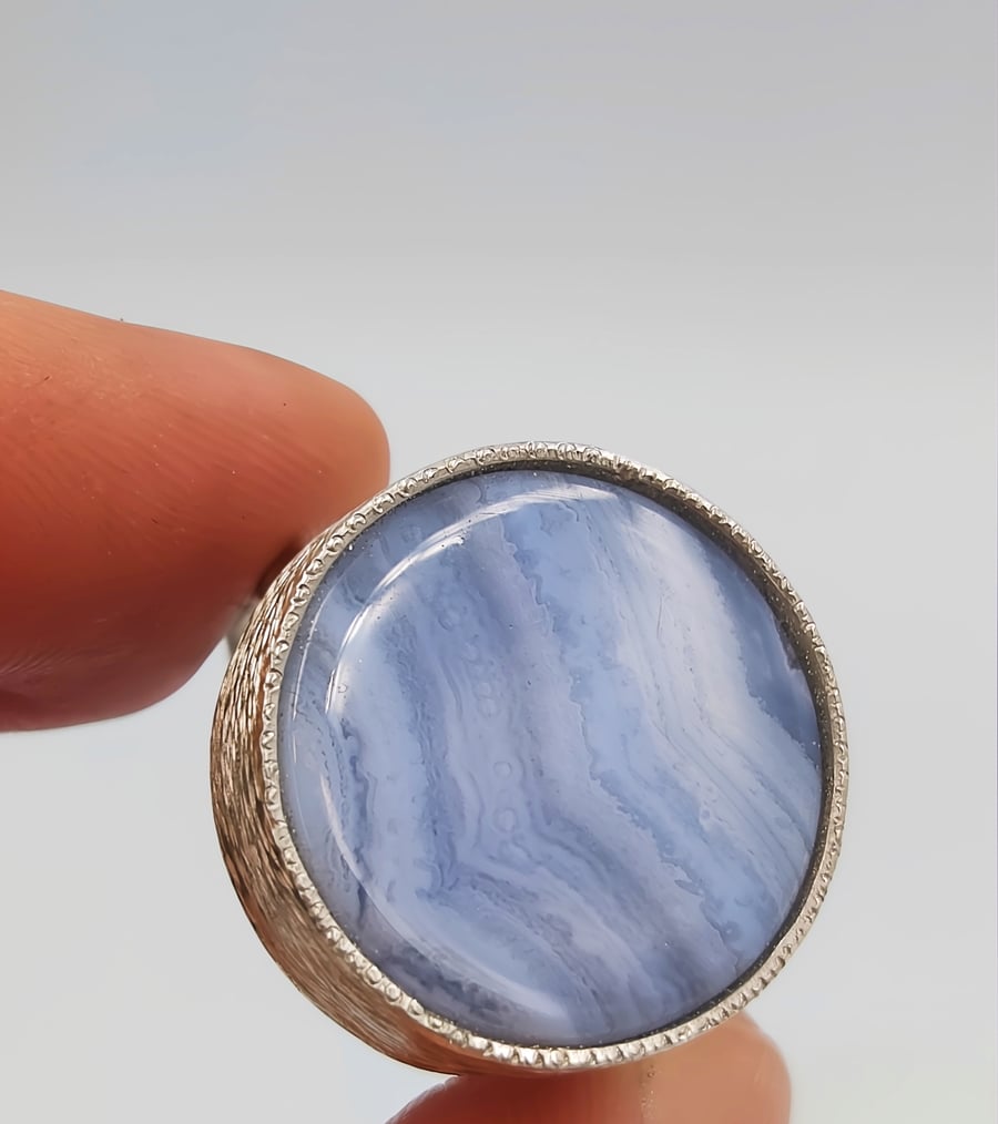 Azure Dreamer Sterling Silver Ring