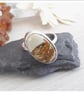 Picture Jasper Ring size U ,  sterling silver Gemstone Ring Hallmarked - Image 5