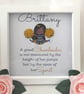 Personalised Cheerleader Frame,Cheerleader Gift,Cheerleading Gift,Customised Che - Image 1