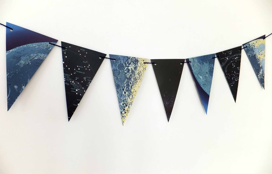 Moon and Stars Bunting