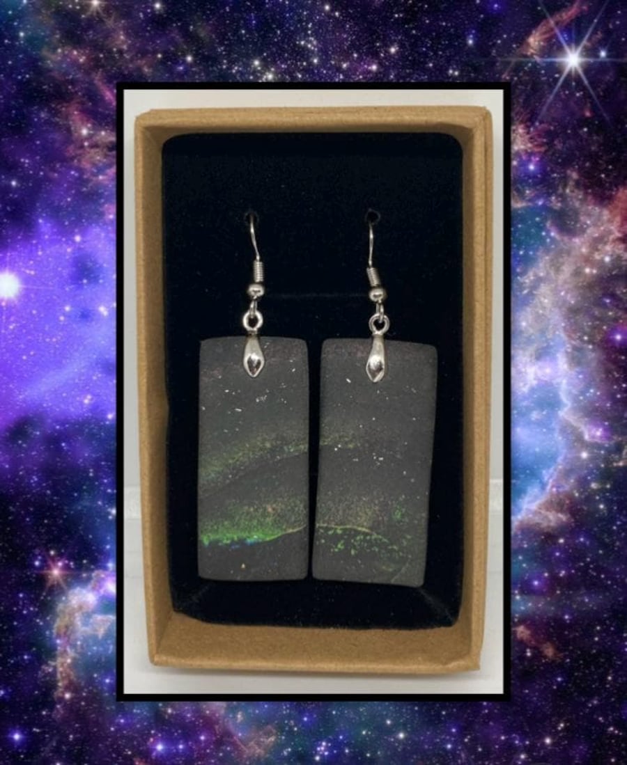 Cosmos lightweight clay earrings