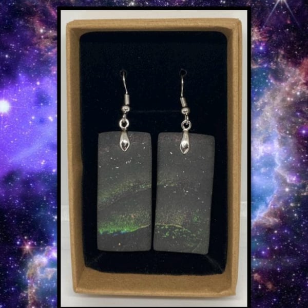 Cosmos lightweight clay earrings