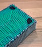 Desk tray - green and grey mix pattern  - Image 4